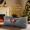 Christmas Tree Storage Bag - Fits 9 Ft Artificial Trees - Plastic, Waterproof Christmas Tree Bag - Strong, Durable Handles - Labeling Card Slot - Gray
